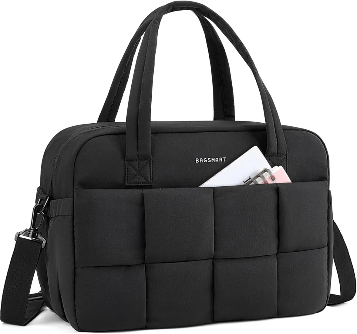 BAGSMART Gym Bag for Women, Puffer Travel Bag Duffle Bag for Travel with Laptop Compartment, Week... | Amazon (US)