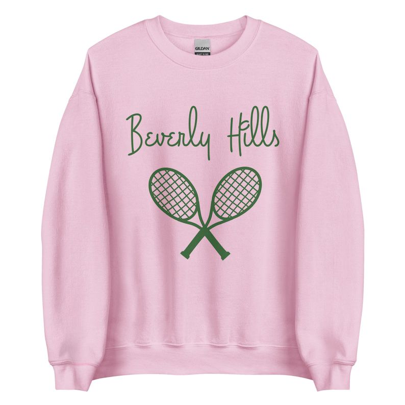 Beverly Hills Tennis Sweatshirt  Valley Girl Shirt  Vintage | Etsy Canada | Etsy (CAD)