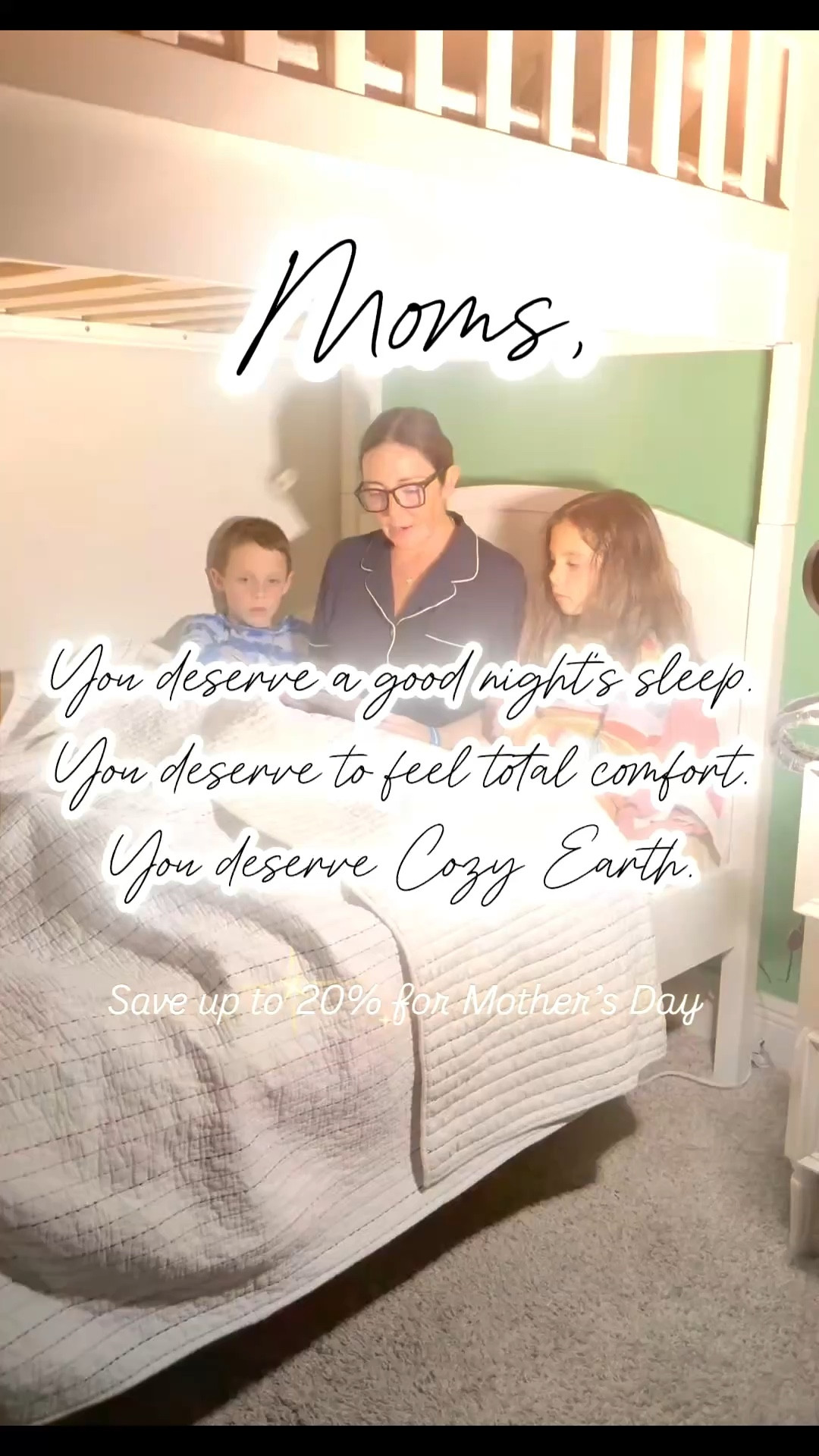 Cozy Earth is having an amazing Mother’s Day sale! Us moms don't get enough sleep. We also don't get enough time for self care and we always prioritize our kids over ourselves (as moms should). BUT...it's important that we maximize the little sleep we DO get.
I'm not exaggerating when I say that Cozy Earth breathable, responsibly sourced bamboo pajamas, bed sheets and loungewear have changed my life.
As a busy mom, I usually lay in bed, overstimulated and unable to fall asleep despite my exhaustion.
When I'm wearing my bamboo...! fall asleep in minutes and never wake back up in a deep sweat (like polyester causes).
I feel SOO comfy and relaxed. You need to get yourselves a few pairs!! Treat yourself for Mother's Day, gift them to other moms or even send our exclusive discount link to your partner as a hint! Don't forget to let them know your size.
I'm 5'6" 140 pounds and wear a medium. The tailored yet loose fit is perfect.
Cozy pajamas. Summer pajamas. Bamboo pajamas. Breathable. Bamboo clothing. Loungewear. Mother’s Day gift. Gifts for her. Vacation outfit. comfy style. ￼ Sleepwear. Women’s pajamas. Mom style. Mom’s over 40. sleep. Mother’s Day sale.  Active. Self-care. Beauty routine. ￼Cozy earth. Primary bedroom. Master bedroom. Cozy bedding. Bamboo sheets. Luxury sheets. Breathable sheets. Cotton towels. Men’s loungewear. Bedroom inspo. Soft. Organic. Natural fabric. Story time. Motherhood. 

#LTKselfcare #LTKMothersDay #LTKSaleAlert