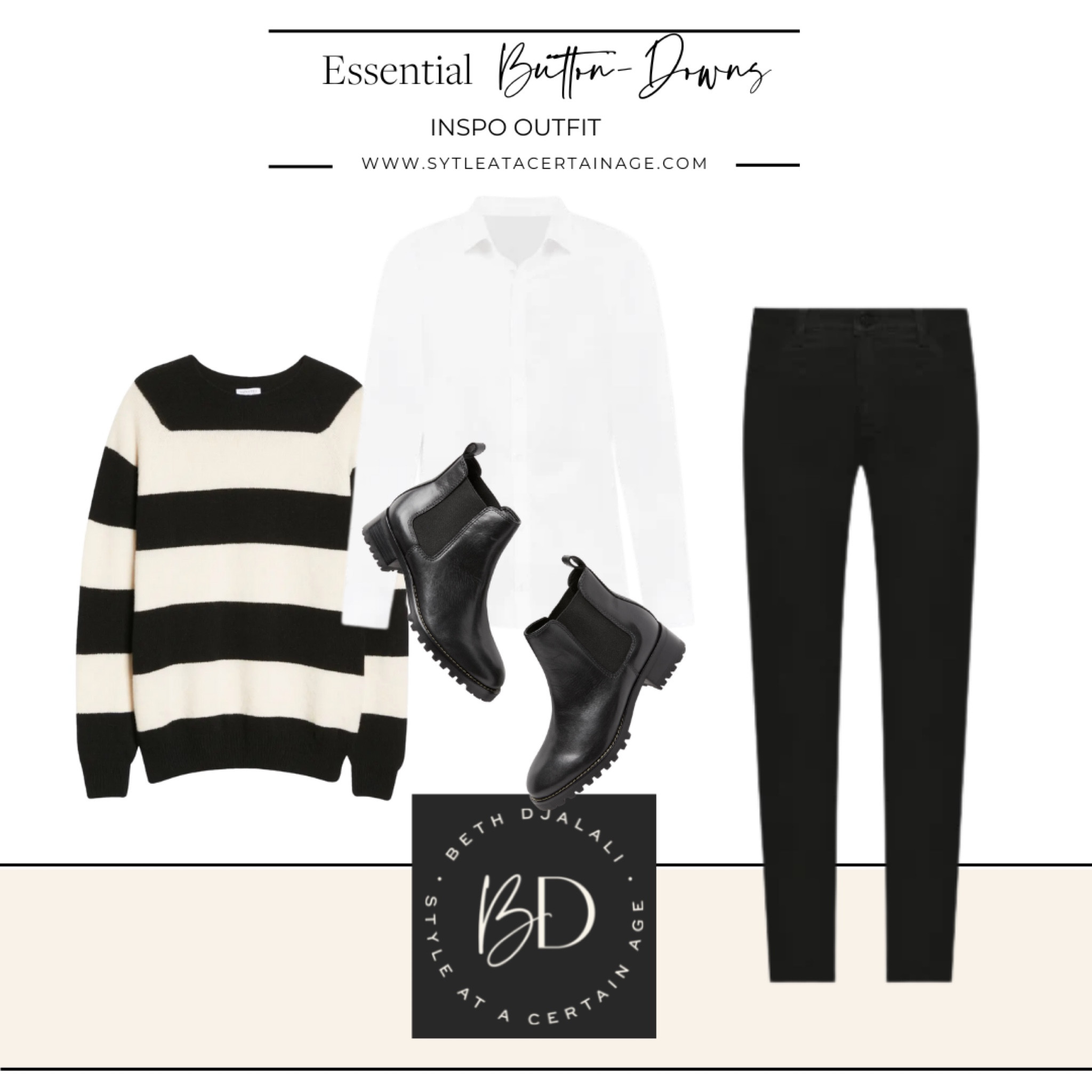 Essential button-downs/ups inspiration outfit 

#LTKFind