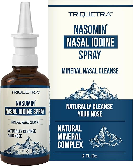 Nasomin® Iodine Nasal Spray – Cleanses & Refreshes Your Nasal Passages – Iodine & Fulvic Aci... | Amazon (US)