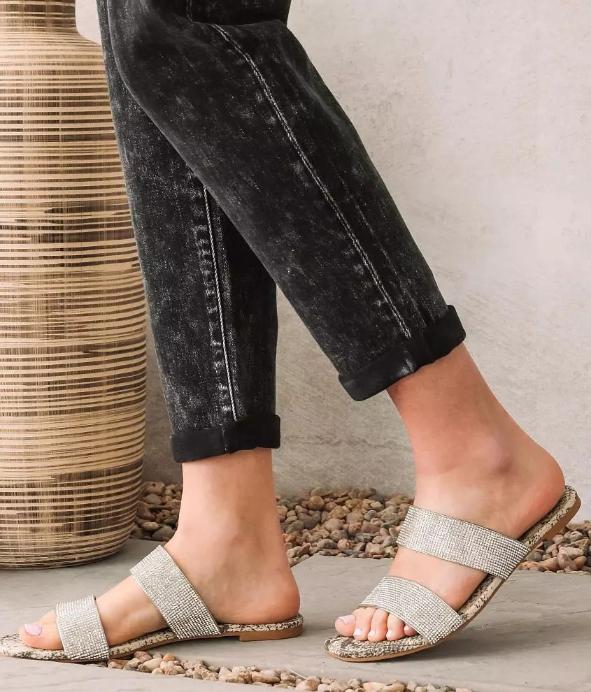 Hazy Rhinestone Sandal | Buckle