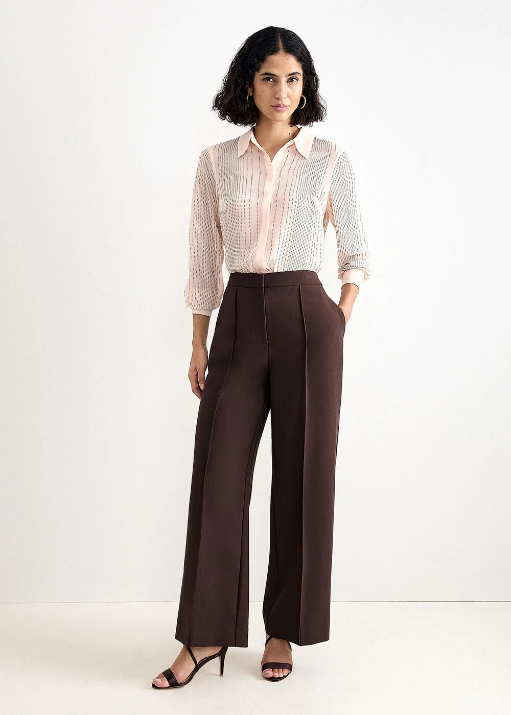 Keely Pleated Wide Leg Trousers | Phase Eight