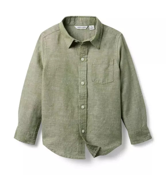 The Linen-Cotton Shirt | Janie and Jack