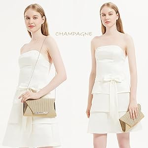 Glitter Clutch Purses for Women Evening Bags and Clutches Flap Envelope Handbags Formal Wedding P... | Amazon (US)