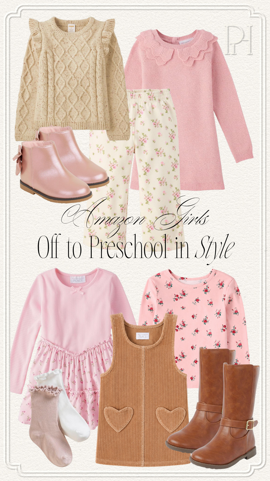The cutest fall style finds for the girls off to preschool this year!

Amazon kids, Amazon toddler clothes, toddler fashion, toddler style, toddler sweater, toddler dresses, toddler shoes, toddler boots, toddler socks, ruffle socks, toddler pants, pink clothes, floral pants, corduroy dress, pink boots 

 #LTKmomlife #LTKSeasonal #LTKKids