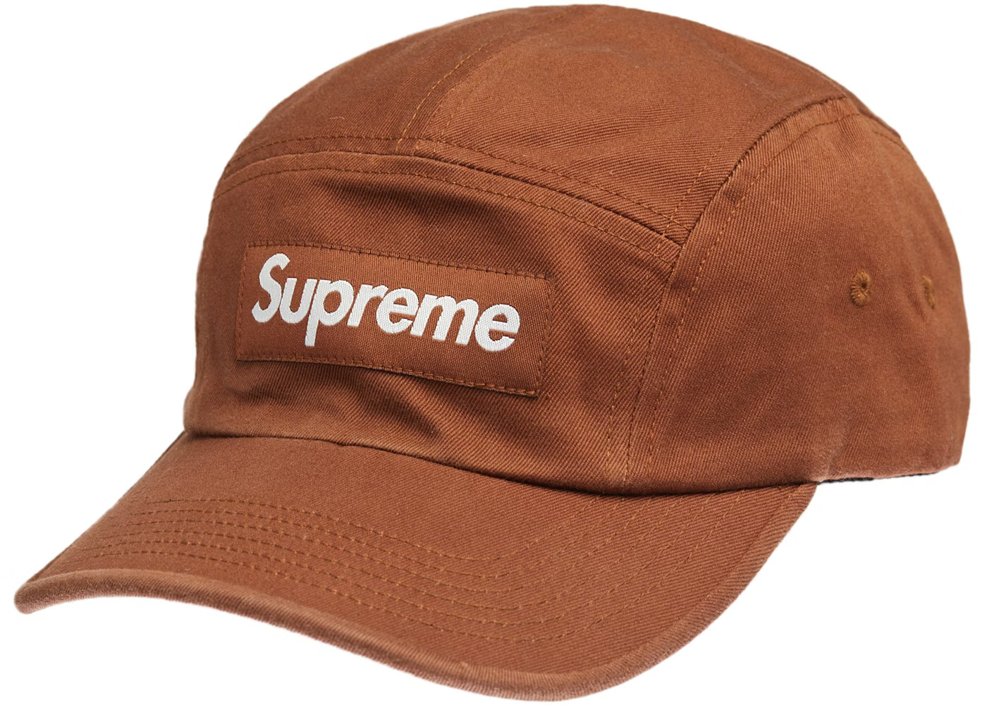 Supreme Washed Chino Twill Camp Cap Cap (SS22)Brown | StockX