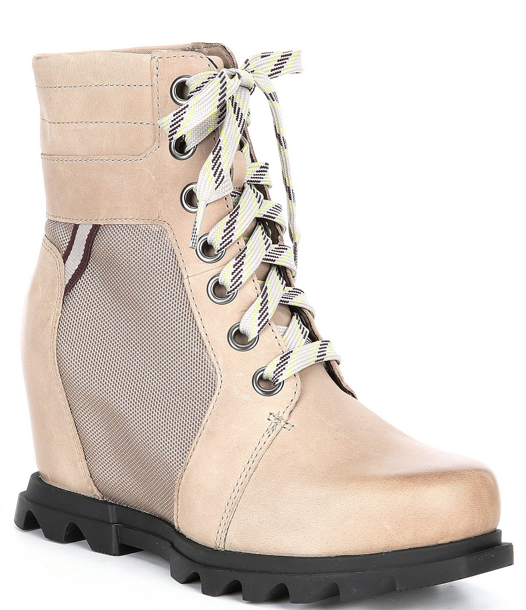 Joan of Arctic Lace-Up Wedge Lexi Booties | Dillards