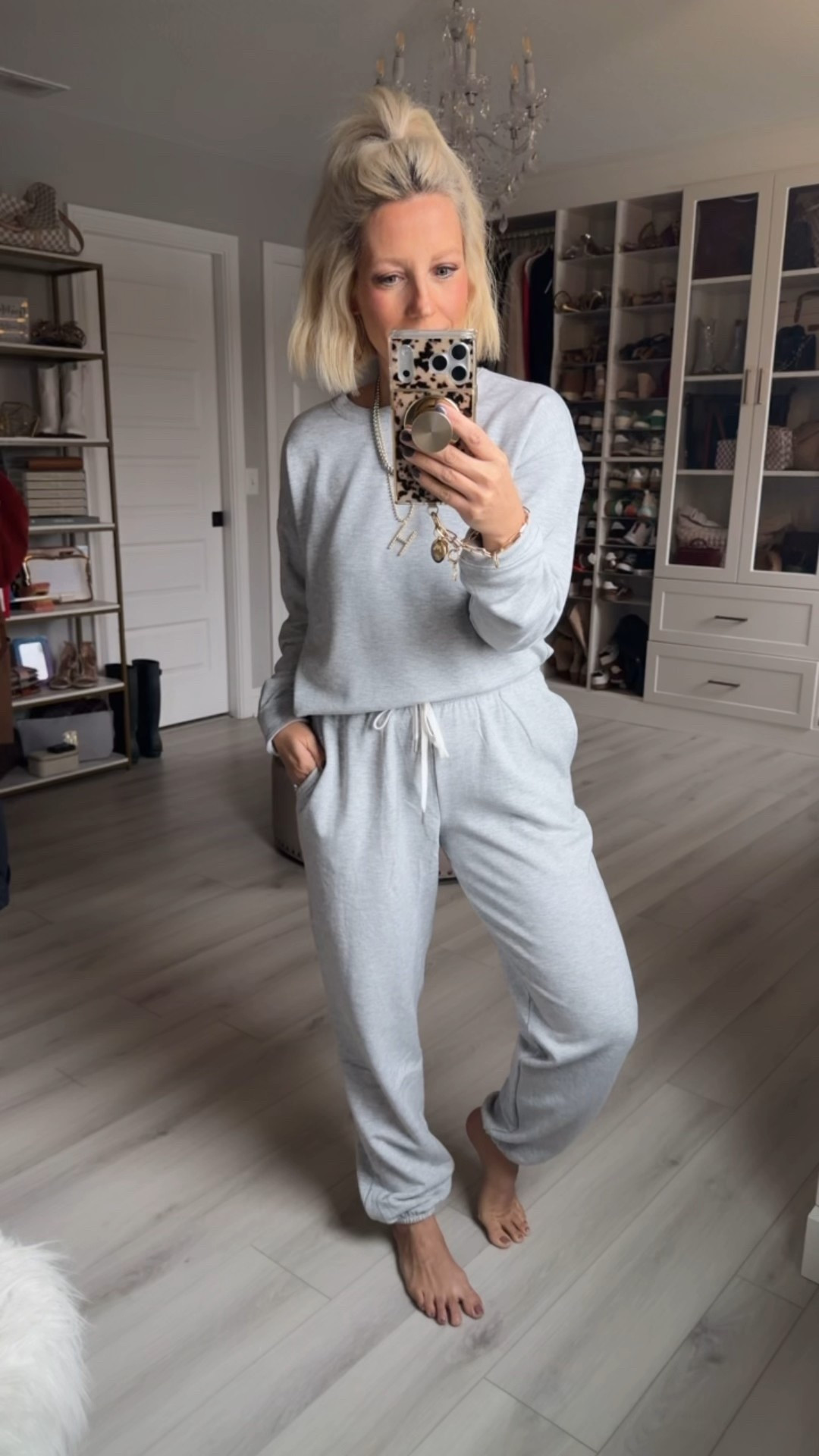 Comfy sets that are technically pajamas but cute enough to style and wear as an outfit!!!
⬇️⬇️⬇️
Sets size medium but could easily do small!



#LTKFindsUnder50 #LTKSaleAlert #LTKActive