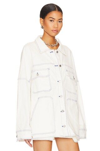 BY.DYLN Cooper Jacket in White from Revolve.com | Revolve Clothing (Global)
