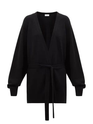 Shawl belted cashmere cardigan | Matches (UK)