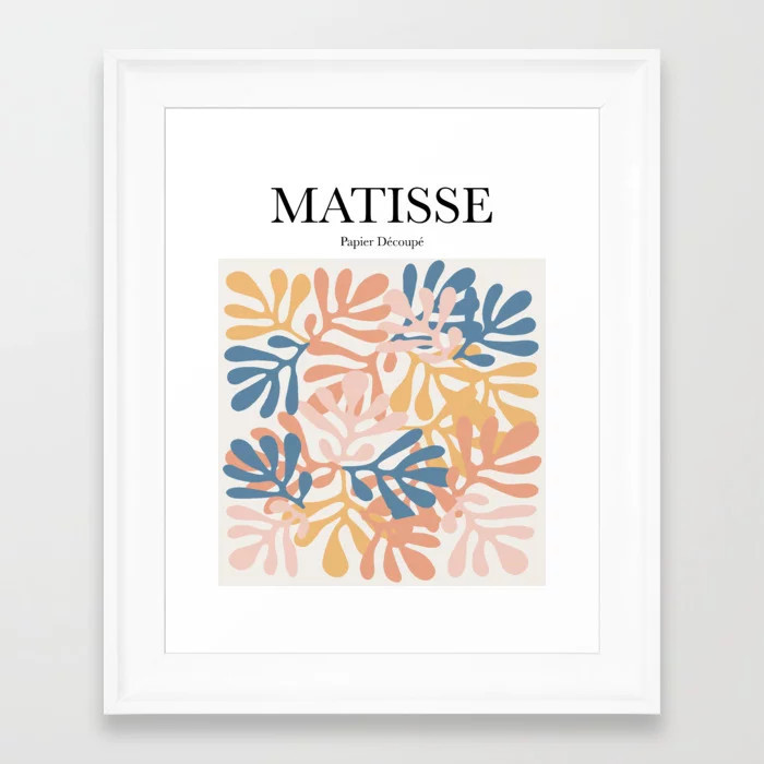 Matisse - Papier Découpé Framed Art Print | Society6