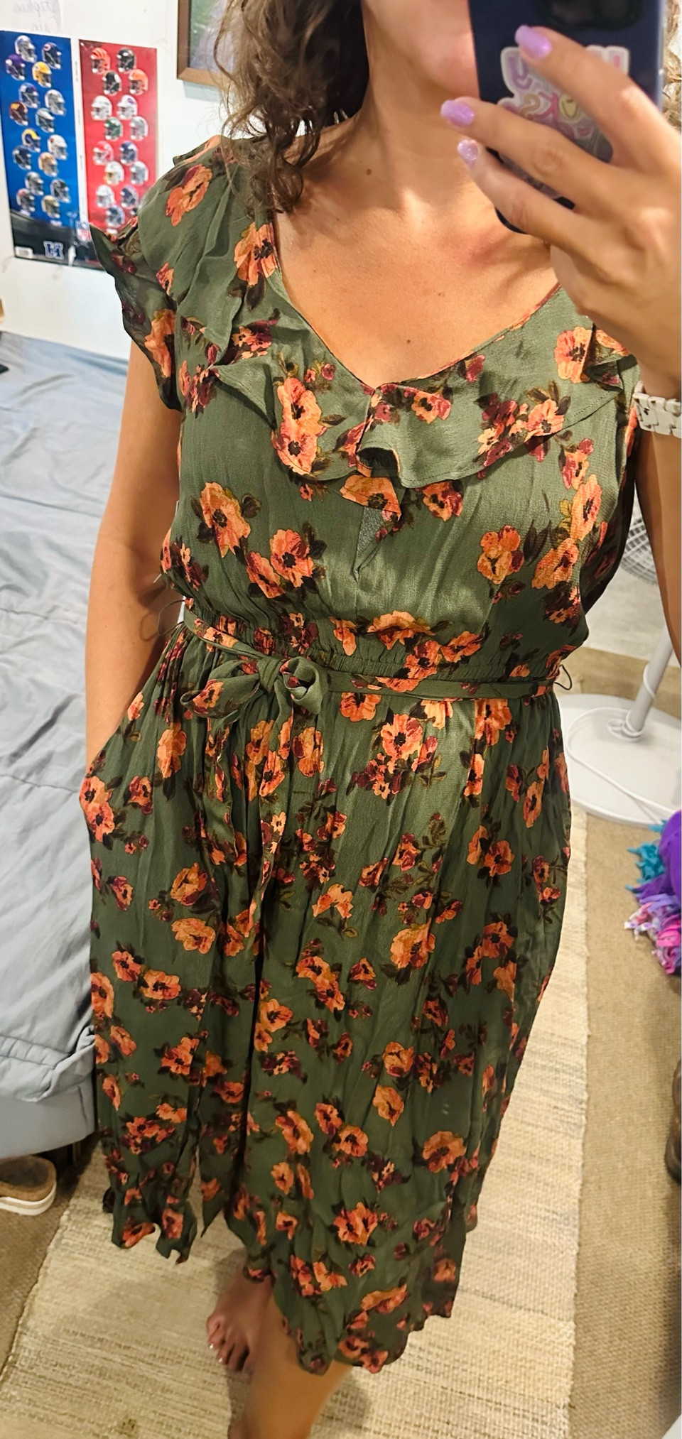 TTS. I’m wearing a medium and could’ve sized down to my normal small  