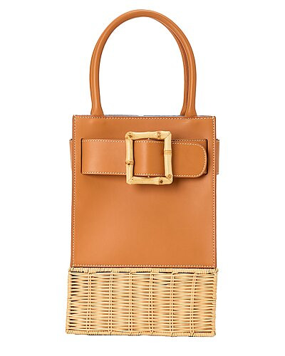 Avenue Wicker Handbag | Gilt & Gilt City