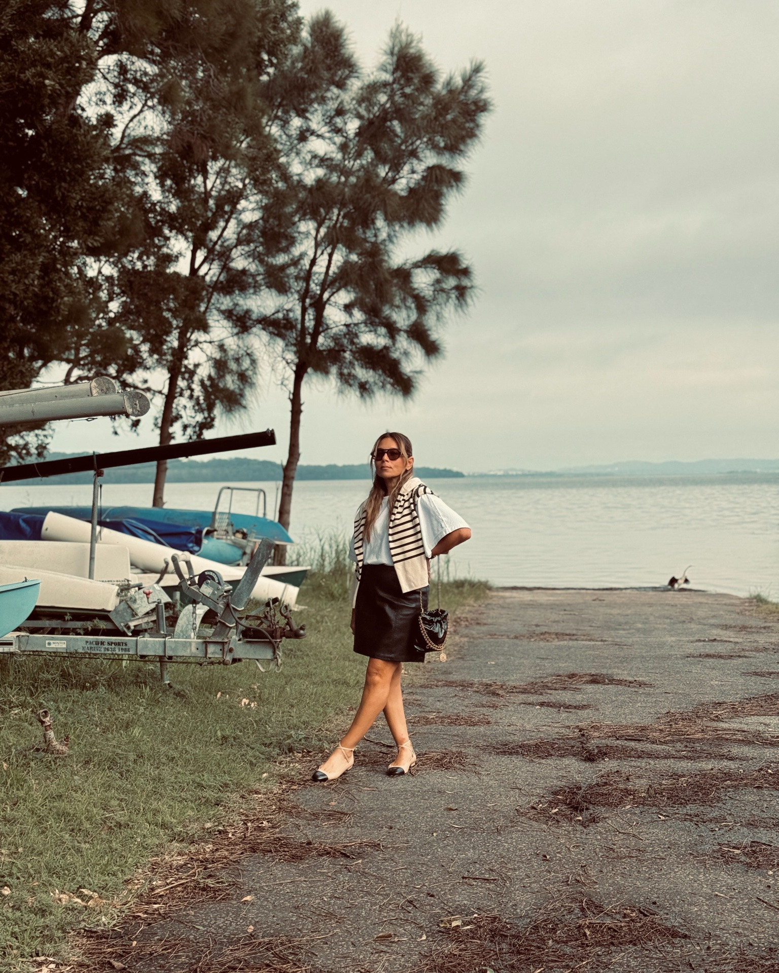 Coastal state of mind 🖤🤍#LTKautumn

#LTKaustralia #LTKover50style