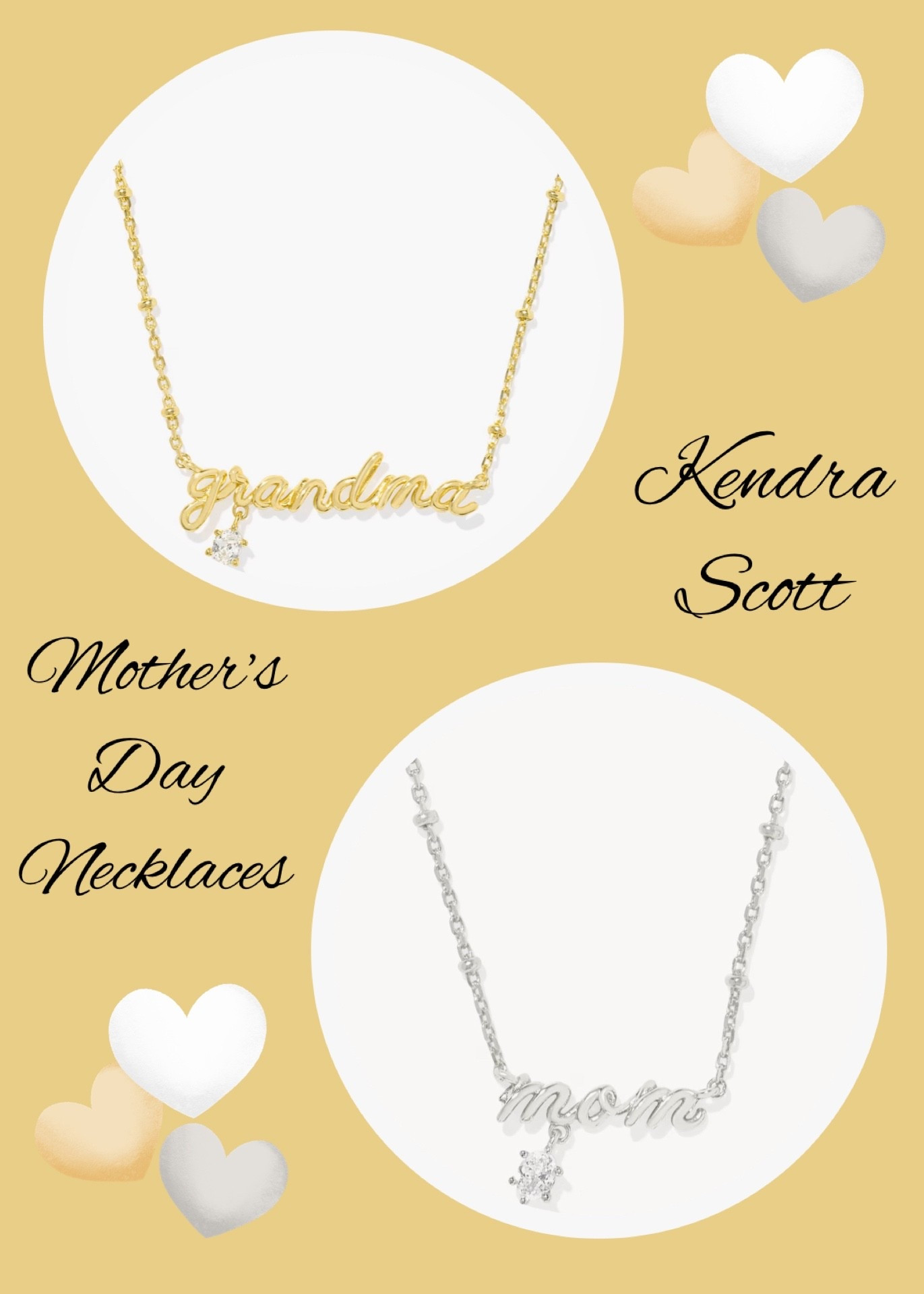 Every single year when Kendra Scott launches their incredibly popular, limited edition “Mom” and “Grandma” Necklaces, they absolutely fly and sell out well before Mother’s Day! They JUST hit the website so I wanted to give them heads up that they’re available. These make the most wonderful gift - both are available in Silver and Gold options 🩶💛

#LTKmomlife #LTKHome #LTKMothersDay