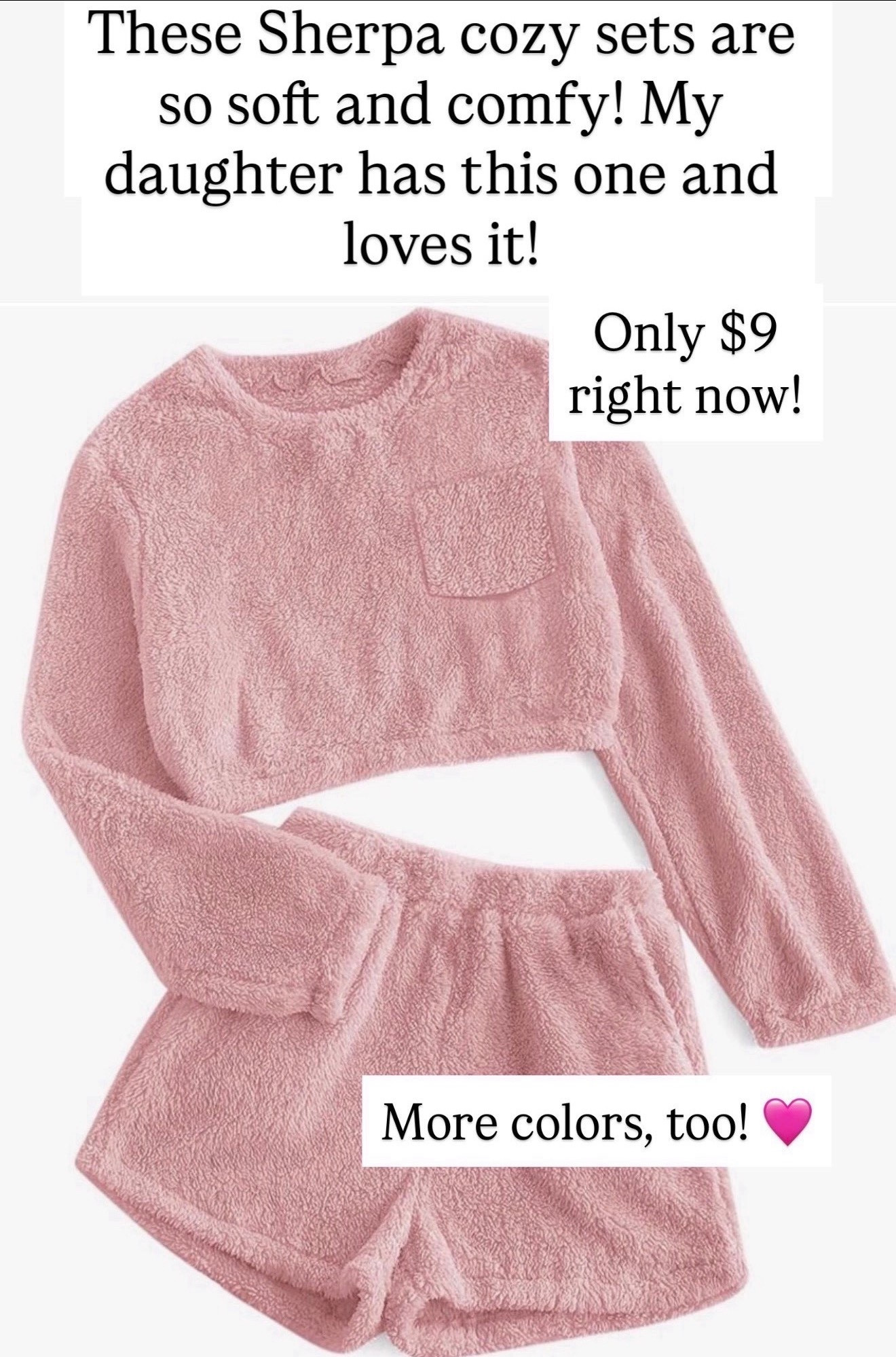 Cozy Sherpa two-piece set for girls

#LTKKids