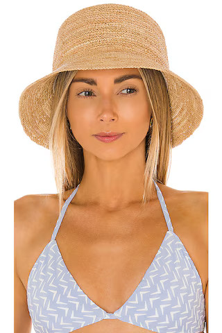 Isadora Hat in Natural Stripe | Revolve Clothing (Global)