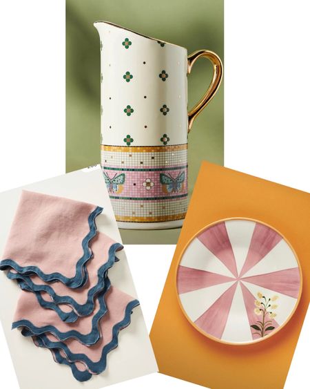 More than a little in love with this entertainment trio

#tabletopdecor #tablelinens #pinkandblue 

#LTKGiftGuide #LTKhome #LTKFind