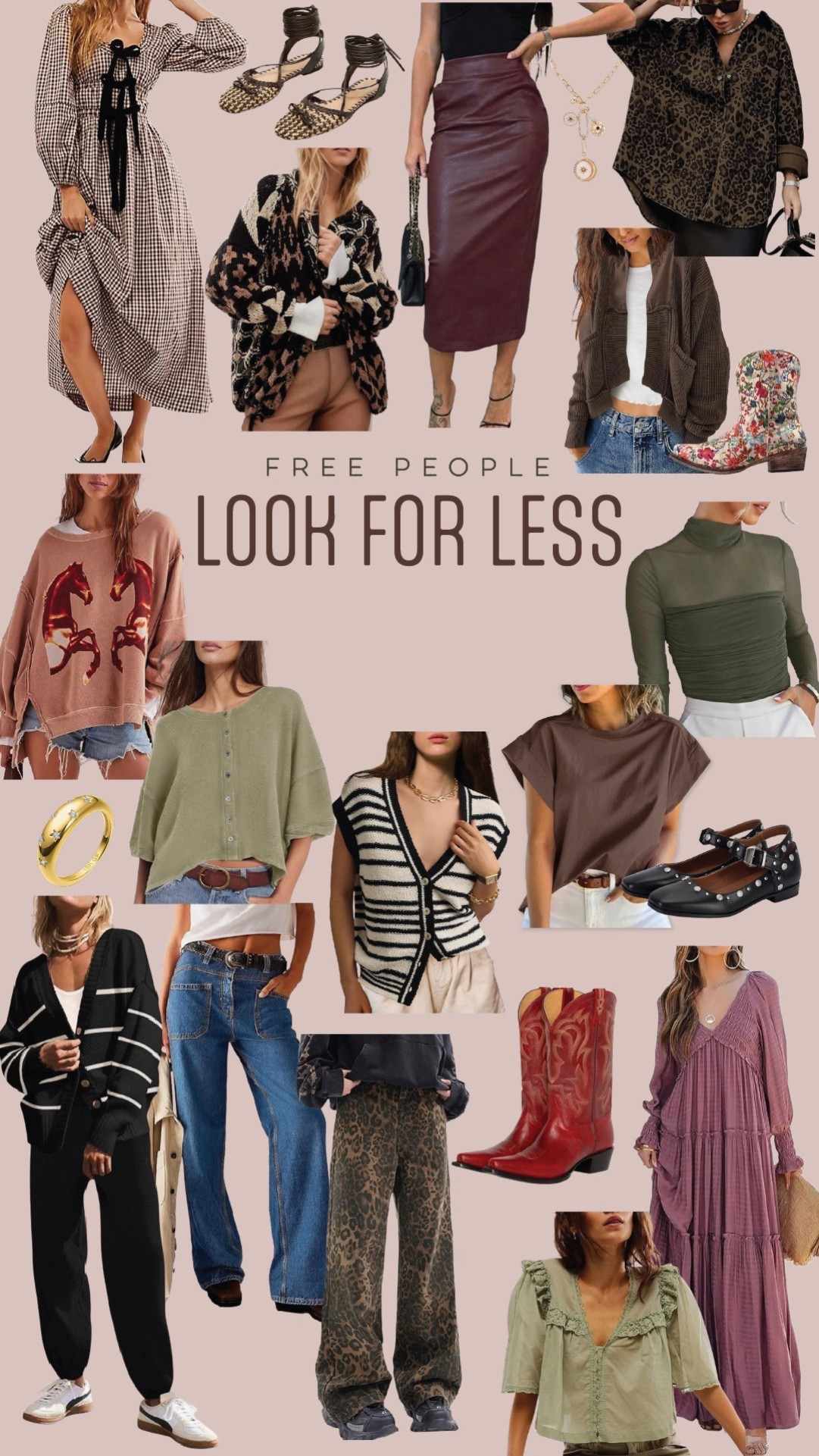 If you love that effortless Free People vibe but hate the price tag, this one’s for you. These pieces are just as dreamy, layered, and chic — but for a fraction of the cost.

#LTKSeasonal #LTKFindsUnder100 #LTKStyleTip