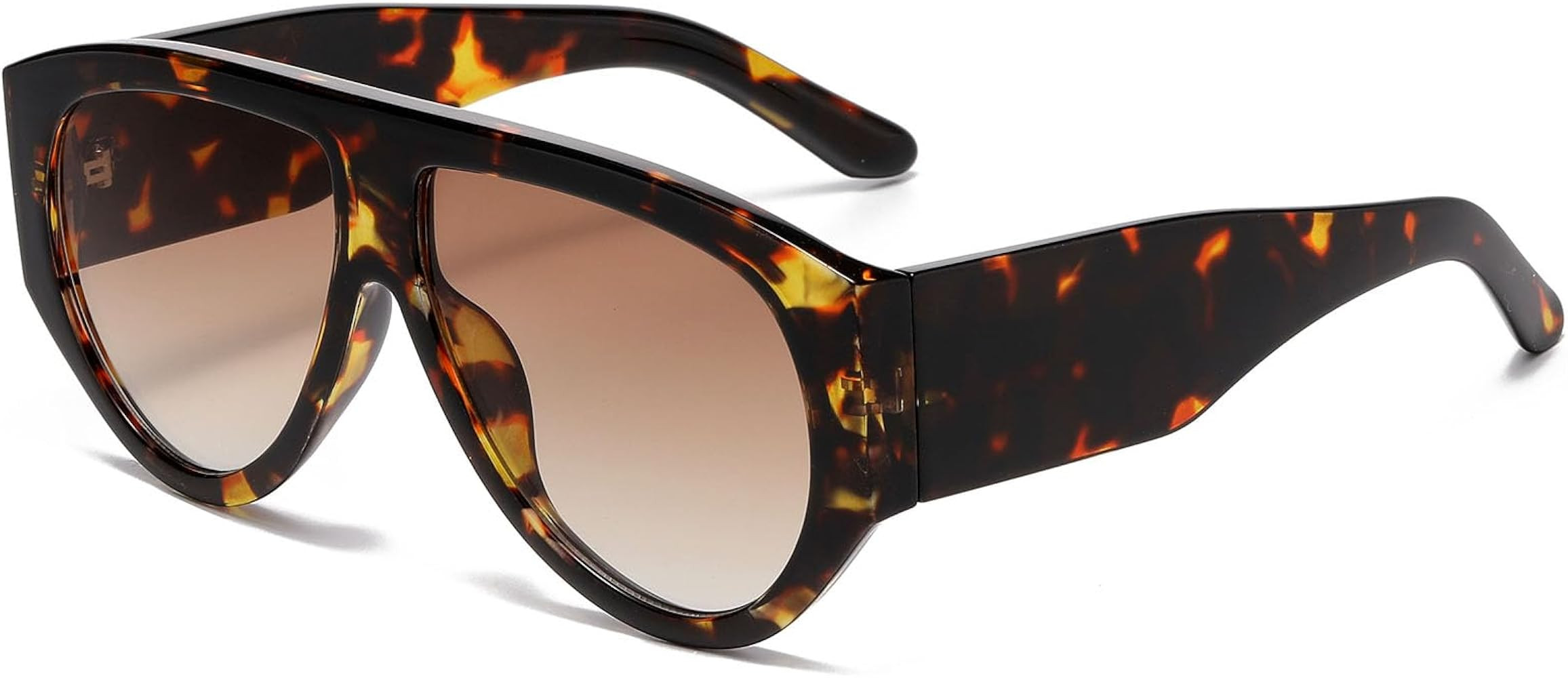 Oversized Aviator Sunglasses for Women Men Classic Big Frame Sun Glasses | Amazon (US)