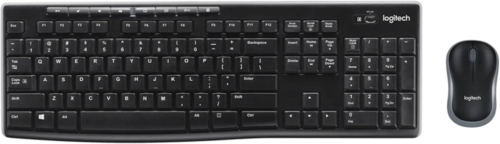 Logitech MK270 Wireless Keyboard And Mouse Combo For Windows, 2.4 GHz Wireless, Compact Mouse, 8 ... | Amazon (US)