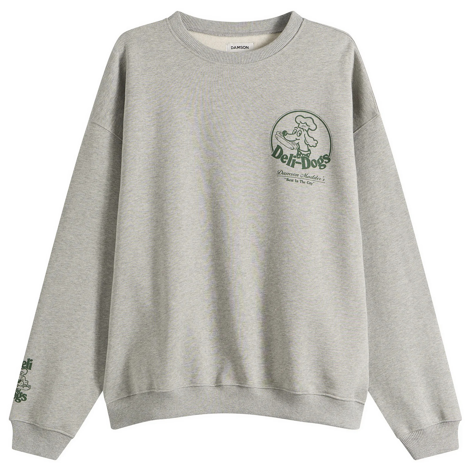 Damson Madder Deli Dog SweatshirtGrey | END. Clothing