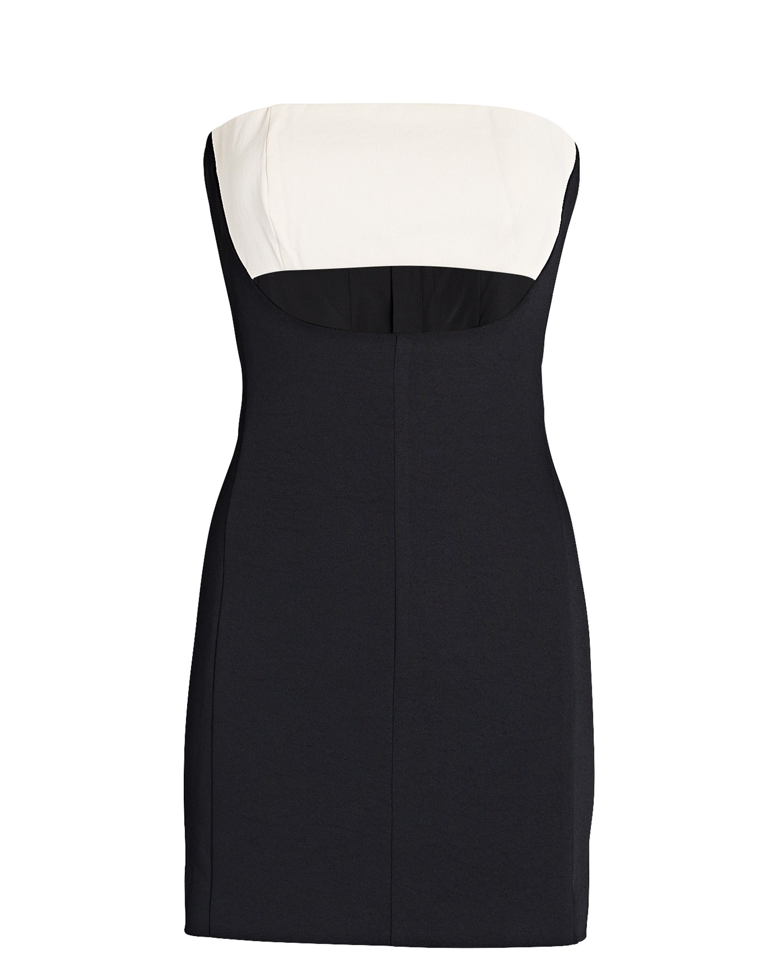 Auteur Talia Strapless Two-Tone Mini Dress, Black P | INTERMIX