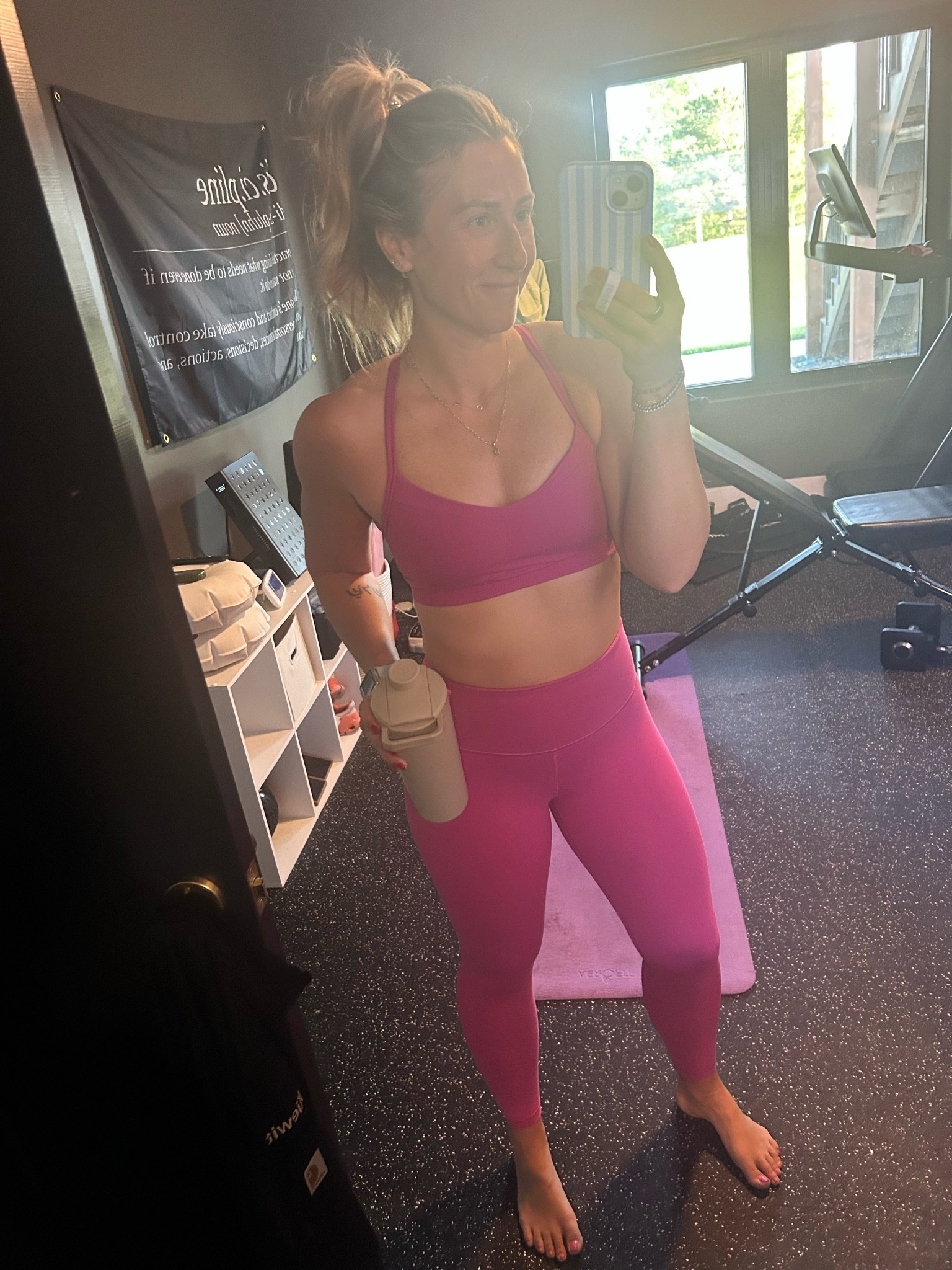 Athleta set - small in both pieces for arm day + core work✔️

#LTKmorningroutine #LTKActive #LTKfitnessgoals