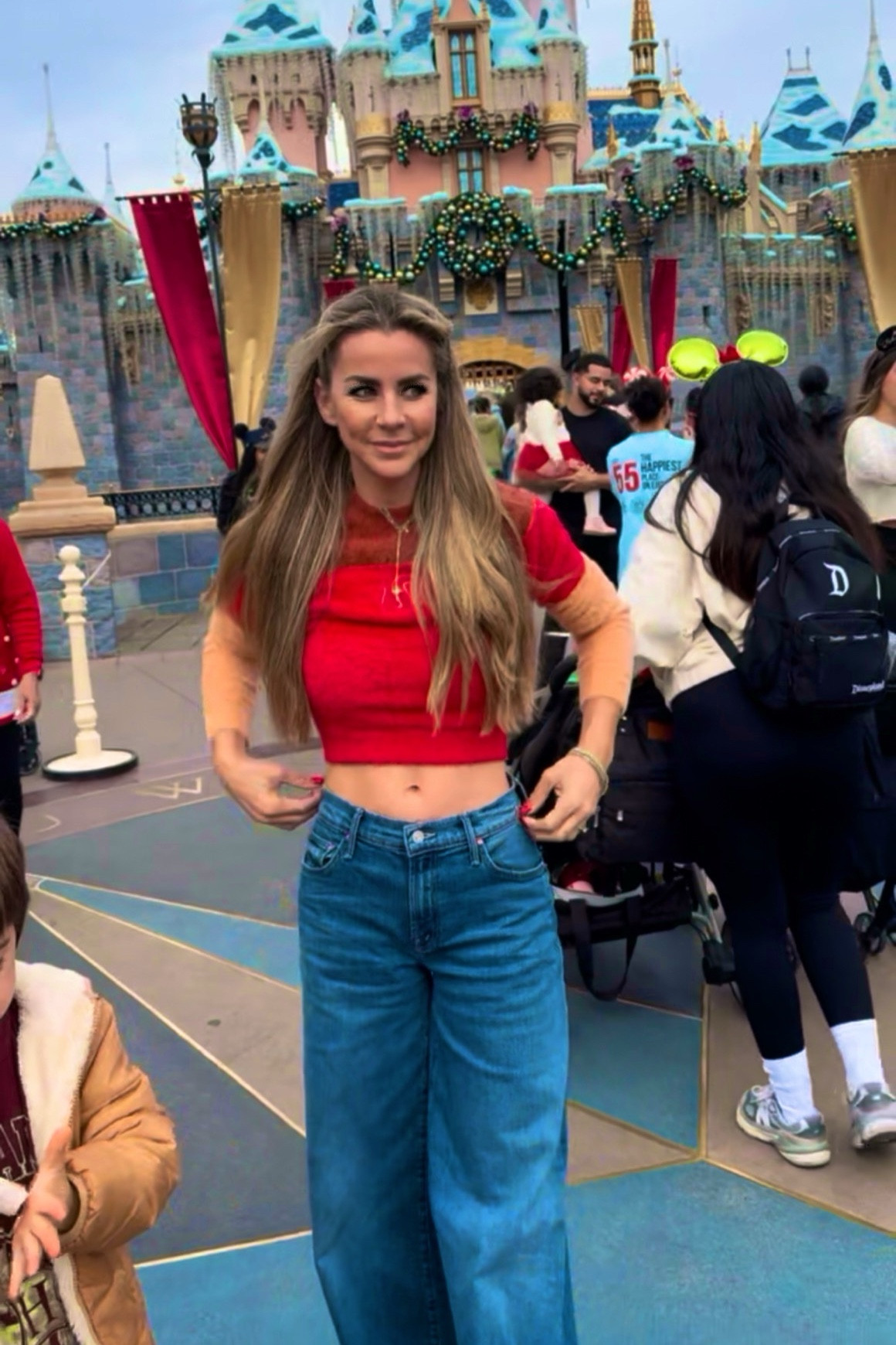 DISNEYLAND I LOVE YOU!❤️ This Free People sweater kept me so warm and I love how comfy these Mother jeans and Ugg’s are. I felt like I was in cozy PJ’s

#LTKHoliday #LTKStyleTip #LTKFamily