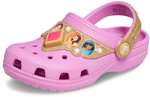 Crocs Kids Princess Clog | Disney Light Up Shoes, Taffy Pink, 9 US Unisex Toddler | Amazon (US)