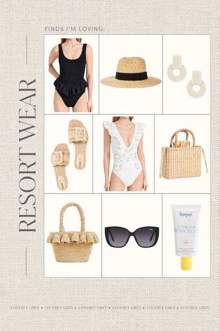 Resortwear finds I’m loving! The swimsuits are one you will have for years to come! 

Loverly Grey, vacation finds, one piece swim 

#LTKStyleTip #LTKSwim