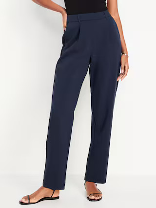 Extra High-Waisted Taylor Trouser Straight Pants | Old Navy (US)