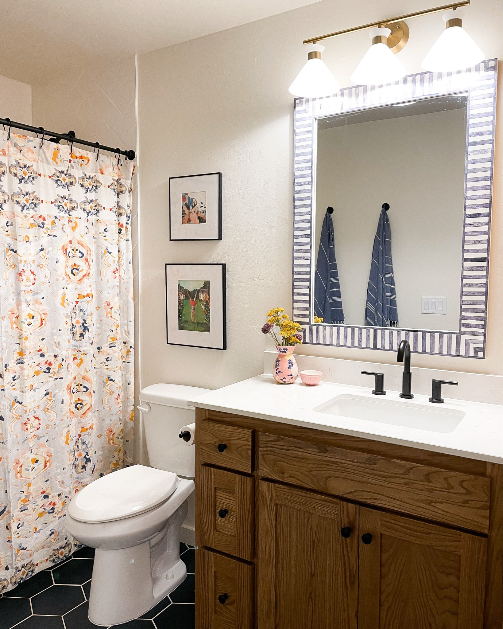 Upstairs bathroom sources