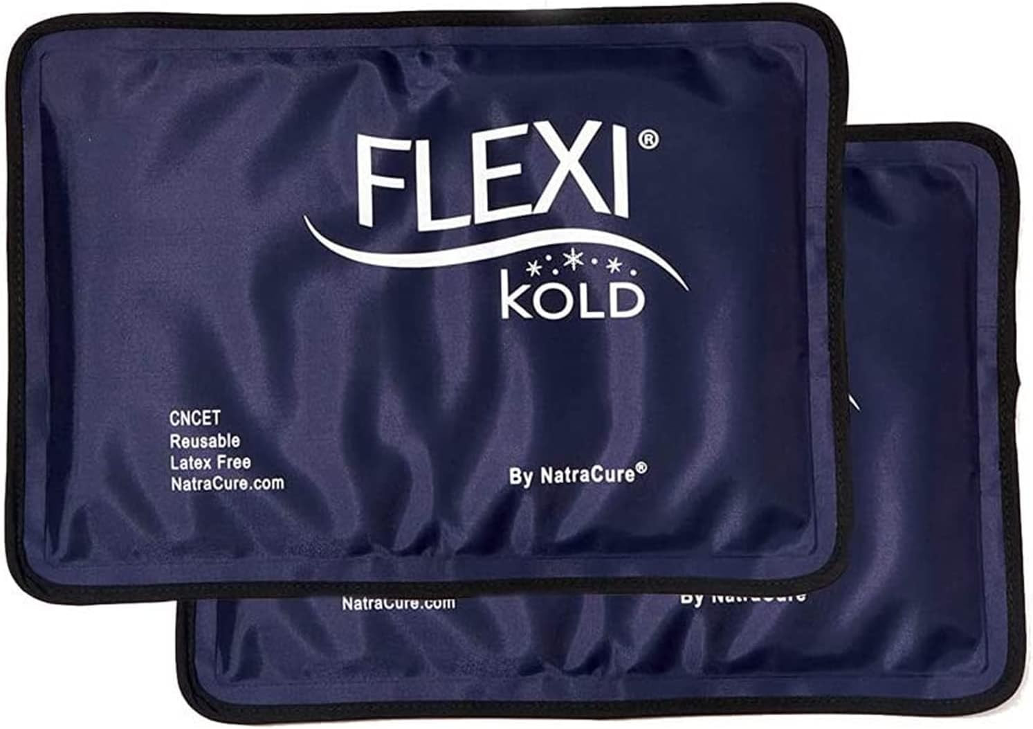 2 FlexiKold Gel Ice Packs - Ice Packs for Injuries Reusable, Back Pain Relief, Knee Ice Pack Wrap... | Amazon (US)