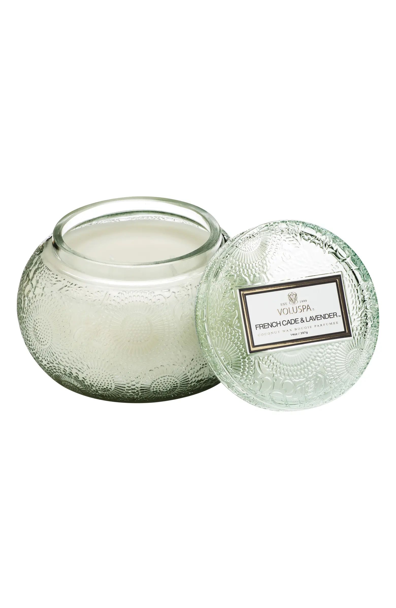 Voluspa Volupsa Japonica Chawan Bowl Two-Wick Embossed Glass Candle | Nordstrom | Nordstrom
