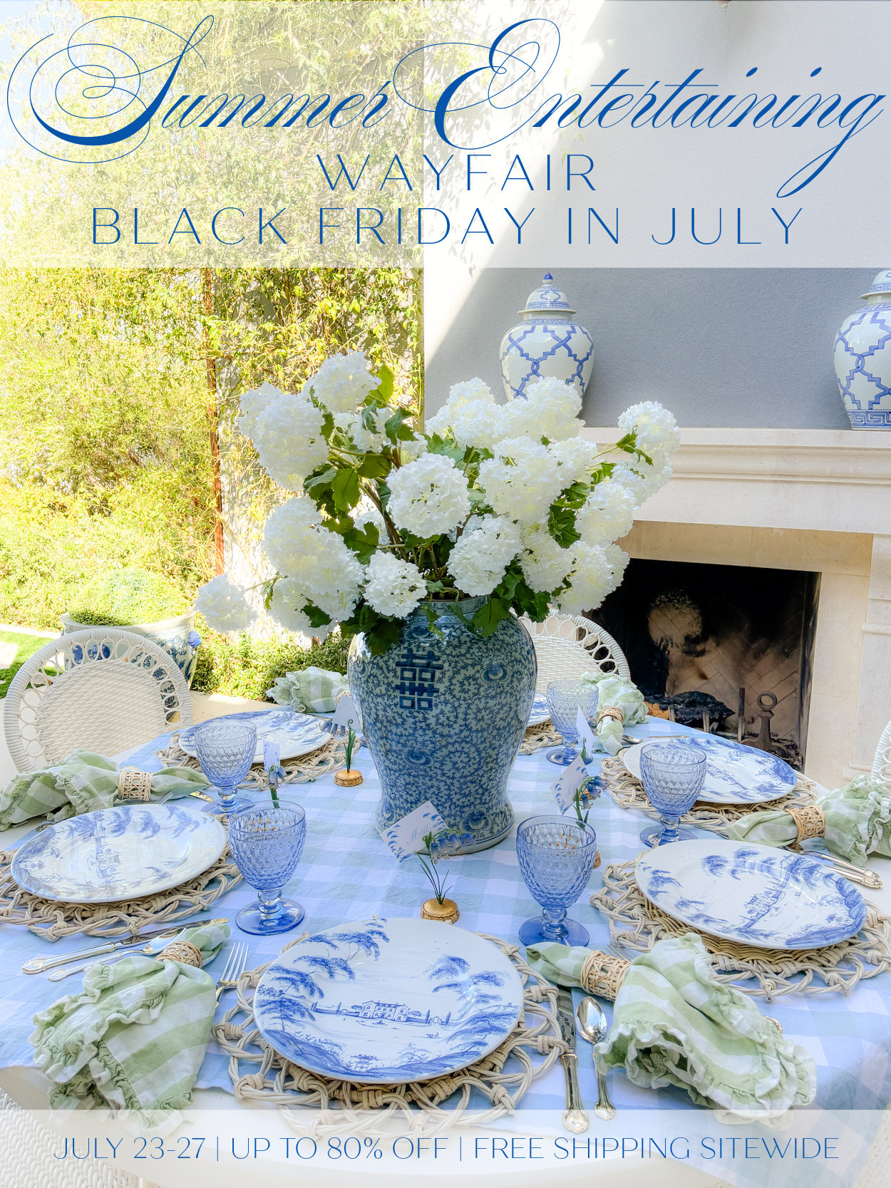 #Ad Get ready to entertain in style this summer with @Wayfair ‘s Black Friday in July! Save up to 80%, plus get free shipping sitewide July 23rd -27th! Sharing some of my favorite entertaining pieces to help you host beautifully this season. Plus some of my looks for less. #Wayfair #WayfairPartner
 

 #LTKHome #LTKSaleAlert