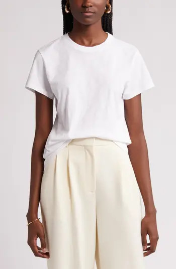 Pima Cotton Slub Crewneck T-Shirt | Nordstrom
