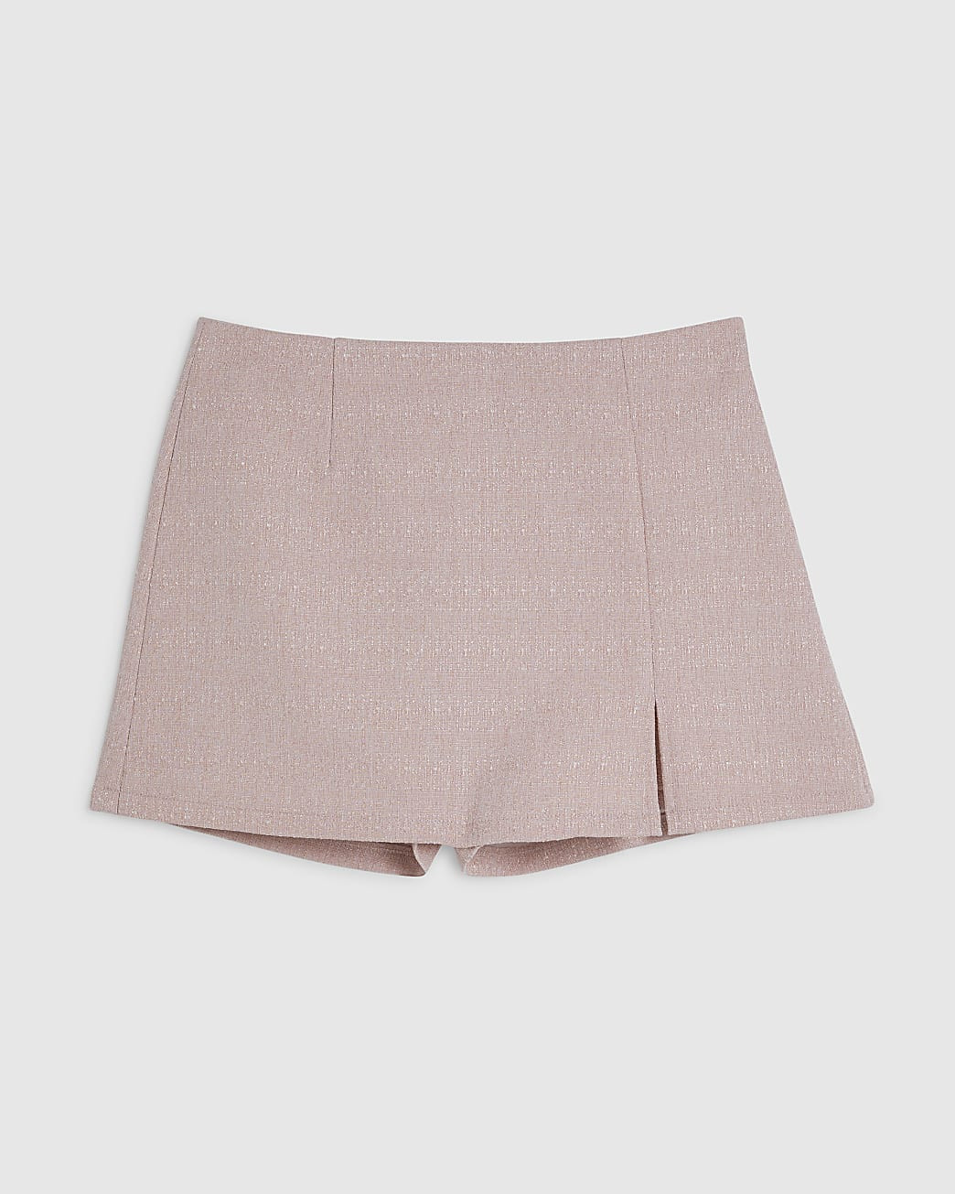 Pink Textured Front Split Skort | River Island UK & IE