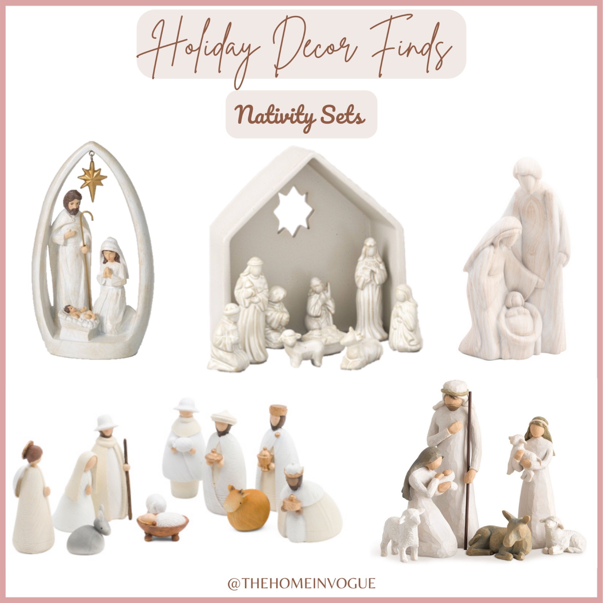 Nativity set, Christmas decor, Holiday decor, resin nativity set, ceramic nativity set, wooden nativity set, nativity decorative figurine set, handmade nativity, hand painted nativity, nativity ornament, Christmas ornaments, soapstone nativity set, stone nativity set, rustic nativity set 


#LTKhome #LTKSeasonal #LTKHoliday