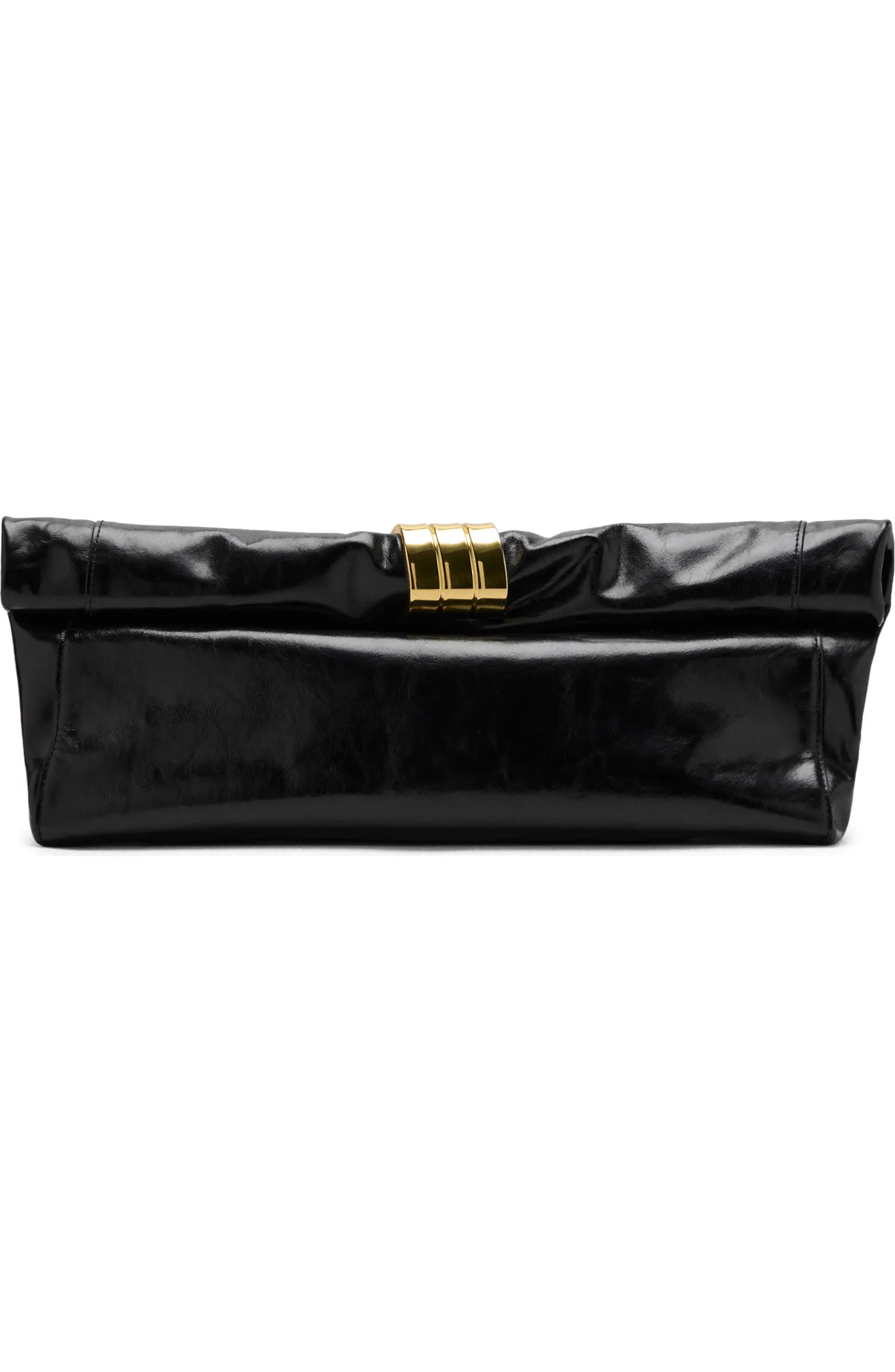 Starring Hailey Bieber Metallic Detail Clutch | Nordstrom