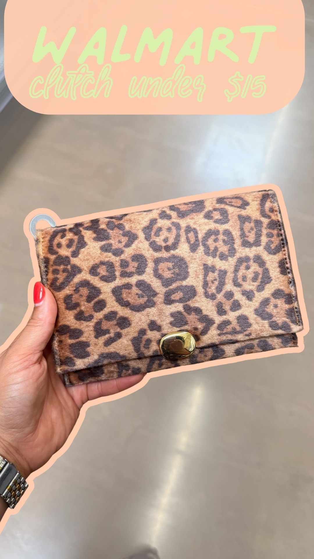 This Walmart cheetah print clutch is such a fun accessory for adding a little print to your fall outfits. It would be cute for date night, dinner out, or dressing up a simple look.

#LTKSeasonal #LTKootd #LTKdayinmylife