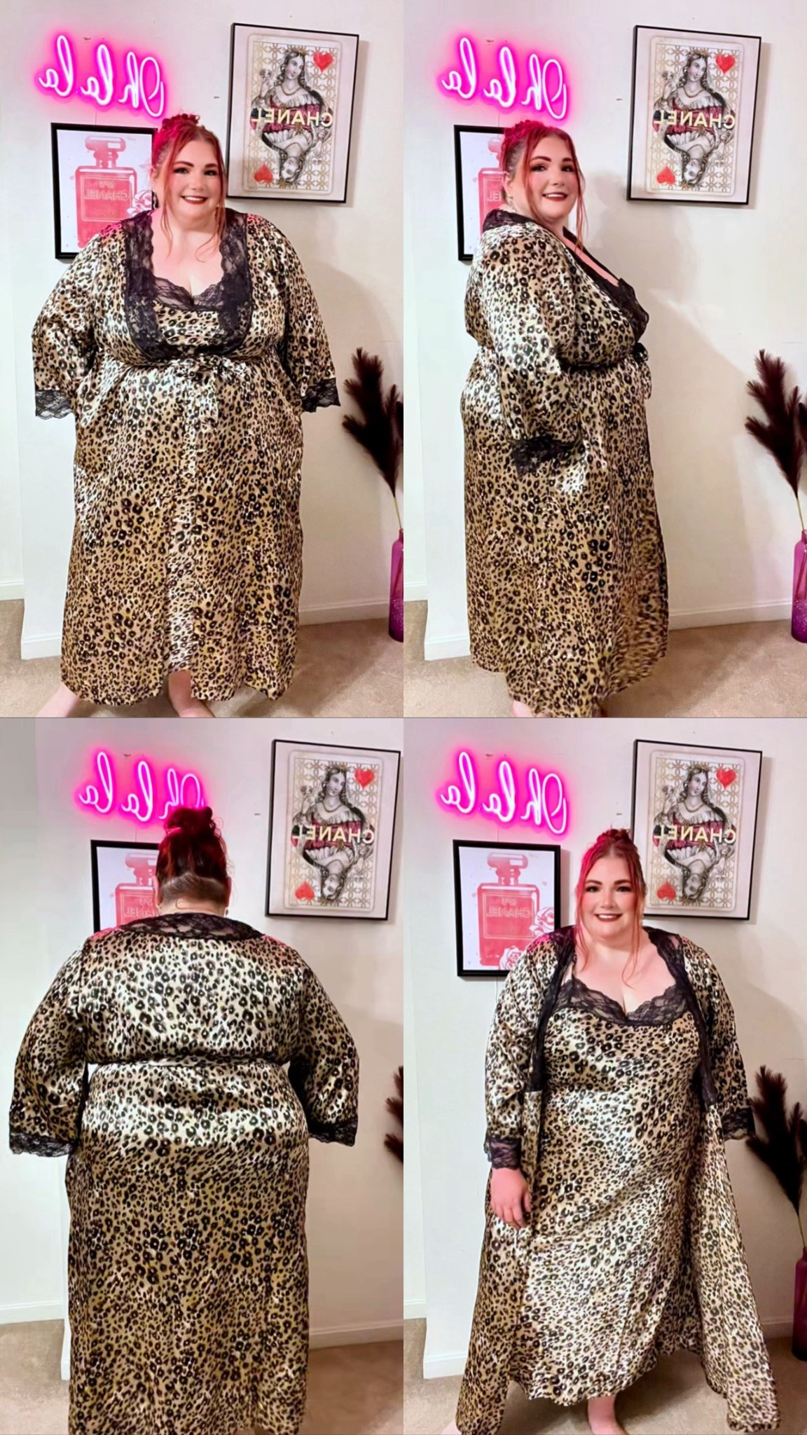 Woman Within Satin Robe + Nightgown Set 🐆 Perfect gift for bridesmaids or your girlfriends for a fun movie night in! 

#LTKMidsize #LTKWedding #LTKPlusSize