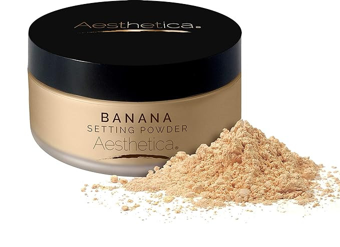 Aesthetica Banana Loose Setting Powder - Flash Friendly Superior Matte Finish Highlighter & Finis... | Amazon (US)