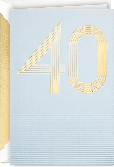 Hallmark Signature 40th Birthday Card (Incredible You) | Amazon (US)