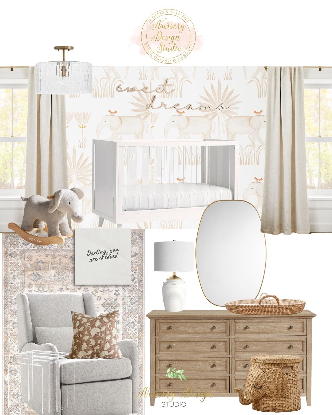 Neutral safari nursery 

White crib, modern crib, neutral rug

#LTKKids #LTKBump #LTKBaby