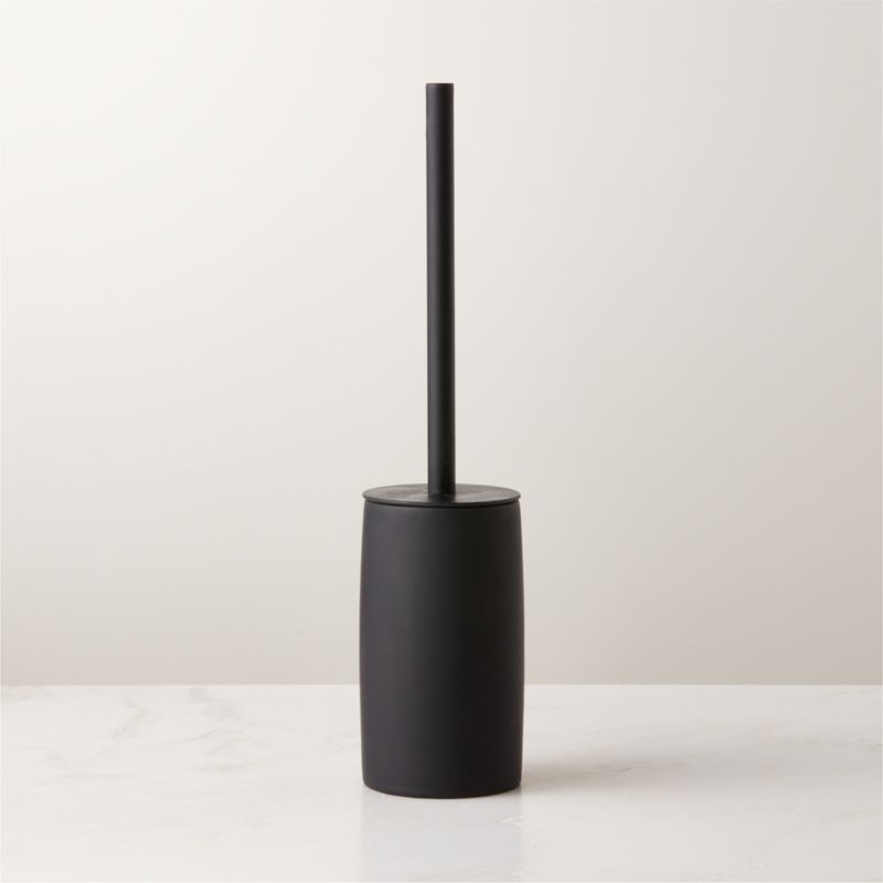 Rubber-Coated Black Toilet Brush + Reviews | CB2 | CB2