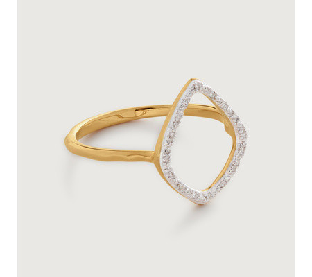 Riva Kite Diamond Ring | Monica Vinader (Global)