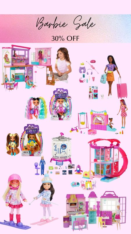 Barbie Products on SALE 30% off! #giftsforgirls #giftsgirlsage3-10 

#LTKSeasonal #LTKkids #LTKHoliday
