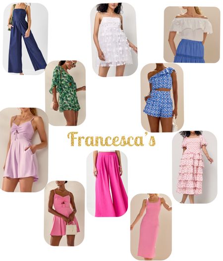 Francesca’s new arrivals for summer! Go casual or dress it up with some of these items!! I love the color schemes coming for this season too! 

#LTKfindsunder50 #LTKSeasonal #LTKfindsunder100
